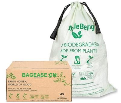 China La cocina bote de basura los bolsos biodegradables de los productos ecológicos que la basura de la cocina empaqueta las mercancías de la papelera para la cocina en venta