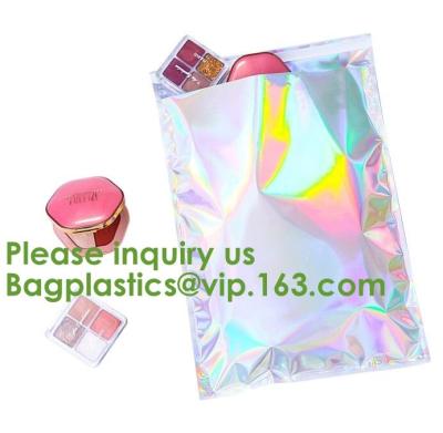 China Holographic Mailing Compostable Bags Eco Poly Mailer With Handle Shipping Envelopes Eco Friendly Poly Mailer Bag for sale