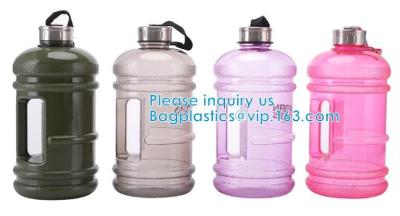 China Do eco plástico grande da capacidade do jarro dos esportes do Gym da aptidão das garrafas de água garrafa de água amigável com Straw Drinking à venda