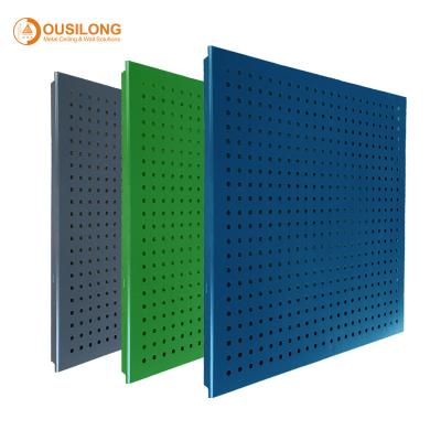 China Perforated Metal Ceiling Panel 600 x 600 Square Aluminium Clip in Ceiling Tile for sale