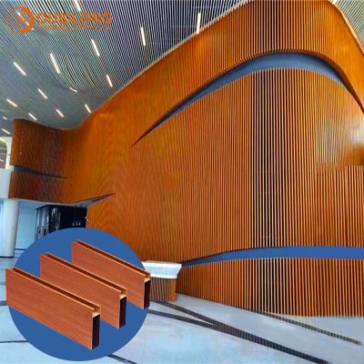 China Drop Linear Metal Decorative Ceiling Tiles Aluminium Square Tube Profile Tegular Ceiling for sale