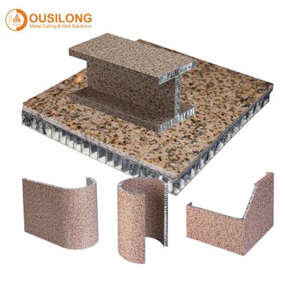 China Os materiais decorativos de construção fazem isolamento sonoro o painel de teto composto favo de mel de alumínio/de alumínio com pintura de PVDF à venda