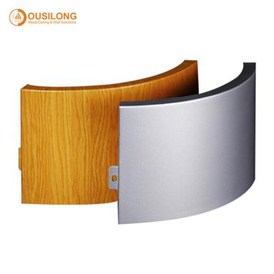 China Aluminum / Aluminium External Decoration Curved Wall Column Panel for Building Decoration Materials for sale