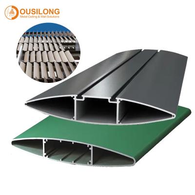 Chine Le profil en aluminium décoratif de construction ombrage les abat-jour perforés en aluminium de mur intérieur ou extérieur à vendre