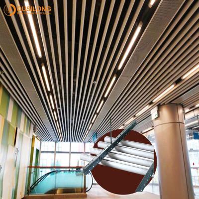 China Suspended Linear Metal False Ceiling Decorative Drop Ceiling Tube DIA 50mm for sale