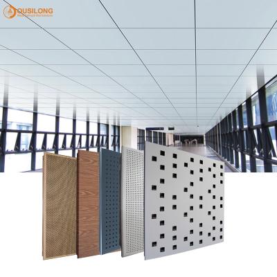 China DIA 4.0 Powder Coating Metal Ceiling Tiles Durable Perforated Suspended Ceiling Panel for sale