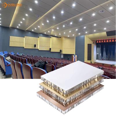 China Tejas arquitectónicas de aluminio de la pared interior del panel de aluminio incombustible del panal tegulares en venta