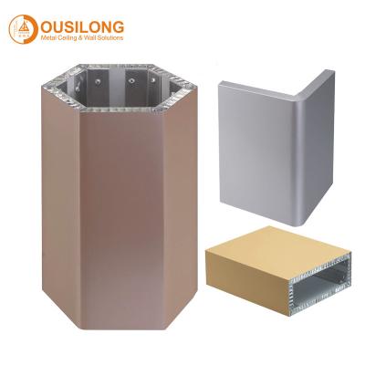 China Soundproof Polyester Pre Coated Aluminium Honeycomb Panel For Public Areas for sale