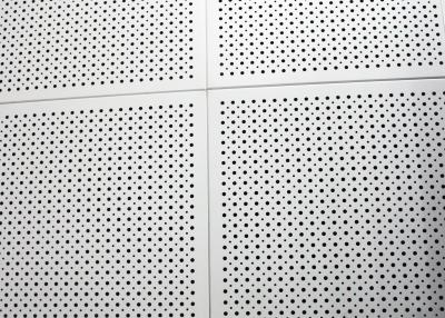 China Fireproof Colored Perforated Aluminum Ceiling Panels , Commercial Drop Ceiling Tiles 600 x 1200 for sale