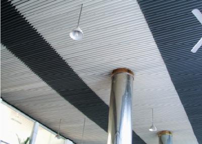 China Perforated Beveled Aluminium Strip Ceiling for sale