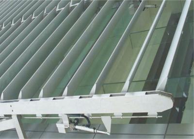 China PVDF Coating Metal Aluminum Sunshade System Rhombus Louverr For building facade for sale