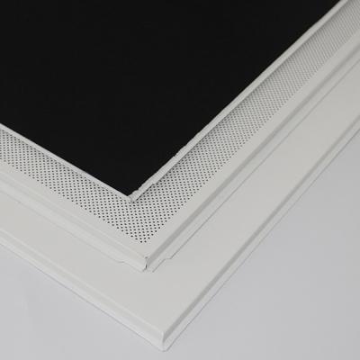 China 0.7mm Thickness Metal Ceiling Panels Standard Hollow / CNC Perforated Pattern for sale