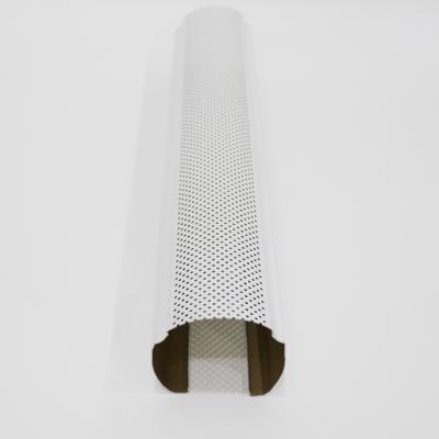 China O-Shaped Perforated Decorative Aluminum Linear Baffle Ceilings Max Length 6000mm for sale