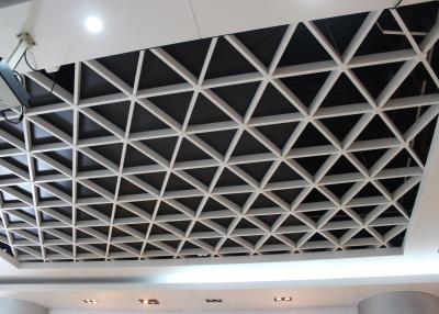 China Wide Suspension Grid Metal Ceiling , Grille Open Cell Ceiling Tiles for sale