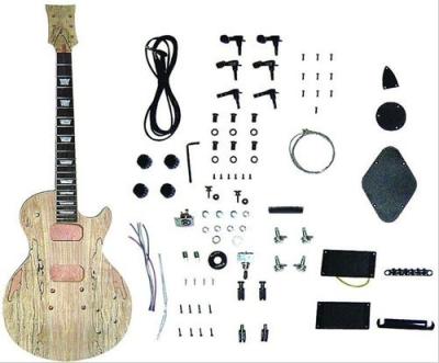 Китай Наборы электрической гитары типа DIY Les Паыля твердые с Spalted AG-LP3 лощить кленом продается