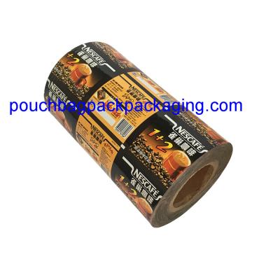 China Custom laminated packaging roll film, aluminium packaging roll for coffee for sale