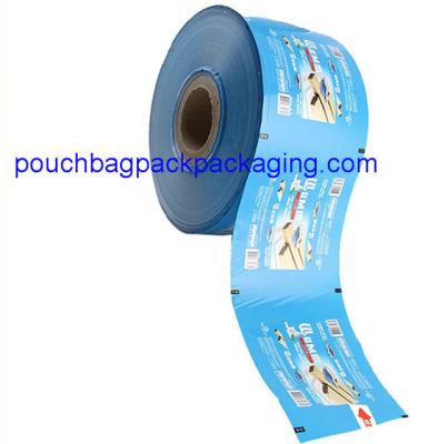 China PET/PE plastic packaging film roll, laminated packing plastic roll for cookie for sale