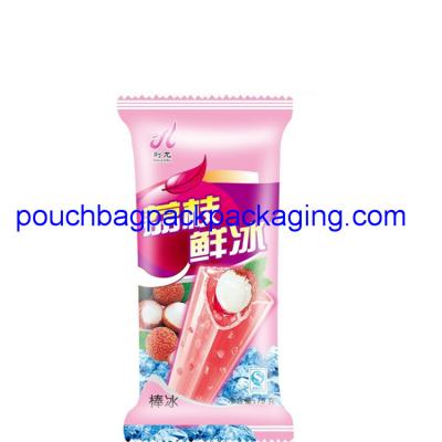China ice pop popsicle wrappers plastic packaging bags, ice pouch pack for sale