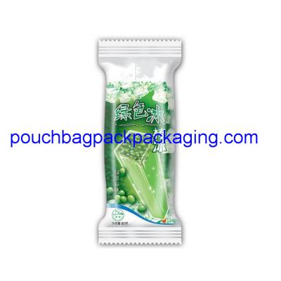 China Printed ice popsicle packaging bag, eco-friendly custom ice pack pouch for sale