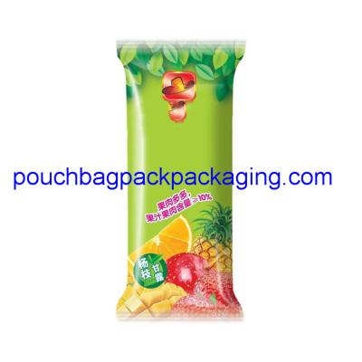 China Custom ice cream Popsicle lolly pouch pack, ice bag food grade for sale