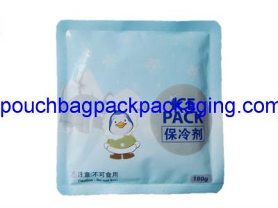 China High quality ice pack bag, custom printing, no leaking, 135 microns for sale
