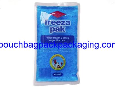 China Cold ice pack bag, plastic ice pack pouch bag with custom printing for sale