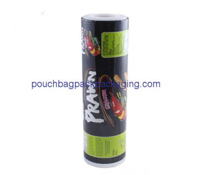 China Packaging plastic film roll for biscuit, candy, coffee, sugar, juice for sale