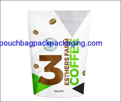 China Stand up pouch, zip lock, zipper doypack, sand up bag for coffee 200g 100g for sale