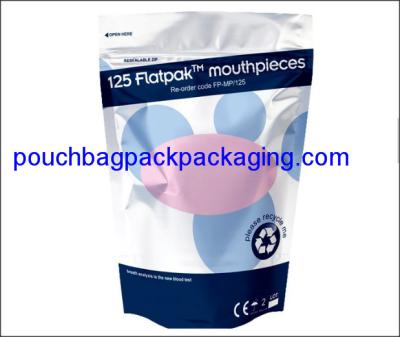 China Aluminium foil stand up pouch, stand up bag zip on top, doypack with zipper for sale