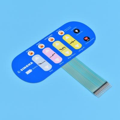 China PET Custom Membrane Keypad , Silk Printing Tactile Membrane Switch for sale