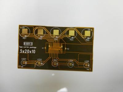 China Personalize a única placa de circuito impresso flexível lateral com almofadas do contato à venda
