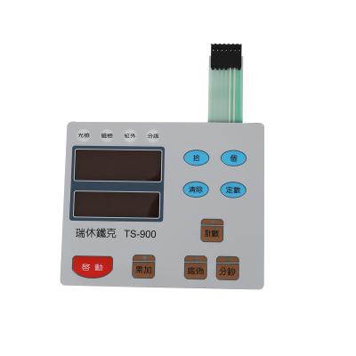 China Interruptor tátil tátil gravado da abóbada do metal do interruptor de membrana do diodo emissor de luz das chaves à venda