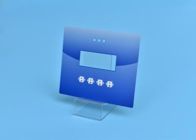 China Gradient Printing Graphic Overlay / Membrane Switch Overlay High Lifespan for sale