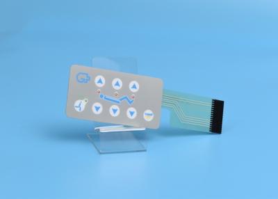 China Interruptor de membrana de orientación industrial médico translúcido con el conector pin femenino en venta
