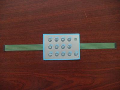 China Almofade o interruptor de membrana flexível do poliéster do controle com circuito de FPC/interruptor chave da membrana à venda