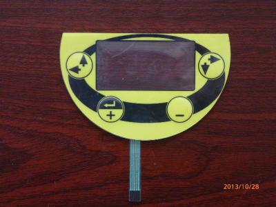 China Custom Made Thin Film Flexible Membrane Switch Panel , Silk Screen Printed for sale