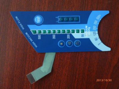 China Thin Film Membrane Switch Keyboard For Medical Equipment , SGS Approval for sale