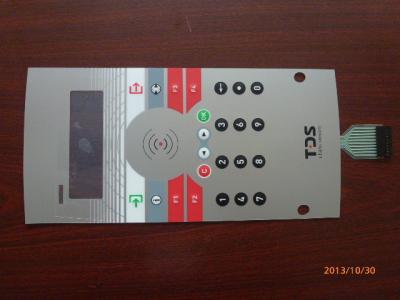 China Gráficos impermeables de la capa del interruptor de membrana del botón para el equipamiento médico en venta