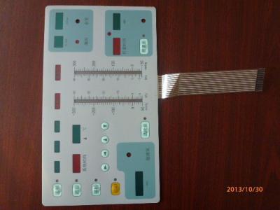 China Impresión gráfica de la capa del telclado numérico de la membrana con el tablero blanco electrónico Curcuit en venta