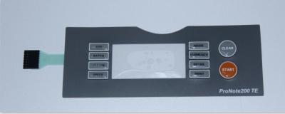 China Rubber LED Metal Dome Membrane Switch Touch Keyboard , ISO9001 RoHS Approvals for sale