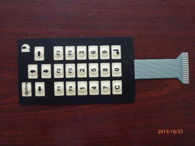 China A multi tecla do toque conduziu o teclado do interruptor de membrana com luminoso à venda