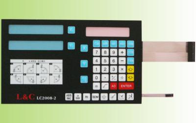 China Industrial Embossed Waterproof Membrane Switch / Tactile Membrane Switch Keypad for sale