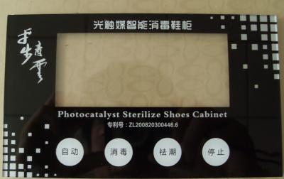 China Black Waterproof Membrane Switch Heat Resisting Flexible Remote Control Panel for sale