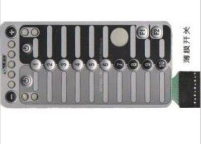 China Custom Dull Polish Membrane Switch Keyboard , Flexible Membrane Switch Panel for sale