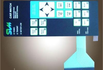 China PET Film Overlay Matrix Membrane keypad , Touch Screen Keyboard Membrane Switch for sale