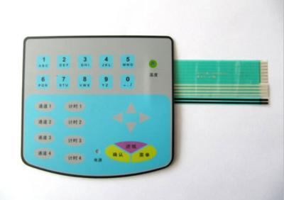 China Waterproof LED Membrane Switch Keyboard for sale