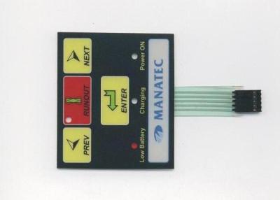China Waterproof o painel de toque Backlit gravado do interruptor de membrana para o painel de controlo à venda