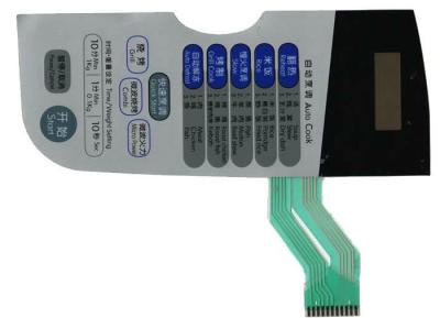 China Custom Embossed Metal Dome Membrane Switch Flexible Remote Control Panel for sale