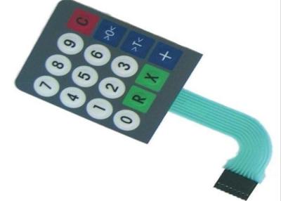 China Interruptor de membrana impermeável do teclado da borracha de silicone para o telefone e o equipamento audio à venda