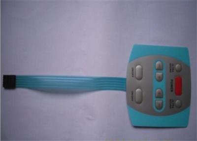 China Single Push Button Rubber Membrane Switch For Automotive , Thin Film Switch for sale
